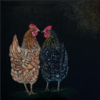 Promenade dangereuse     (100 x 100 cm)